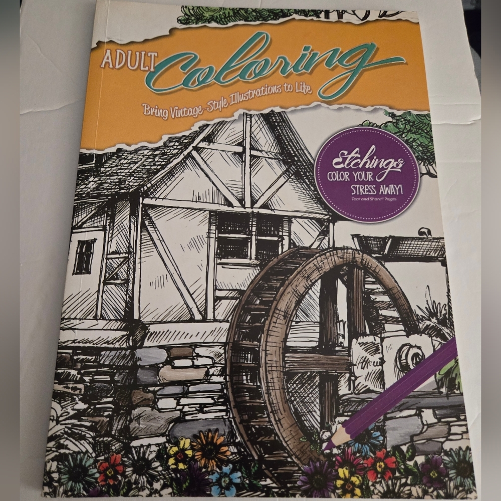 Bundle/3 Adult Coloring Books - Picture 2 of 16